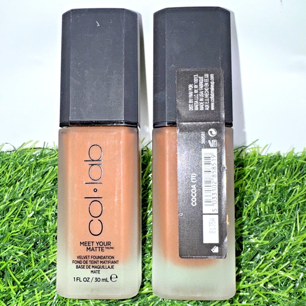 2 x Collab Meet Your Matte Velvet Foundation Cocoa 11 New Sealed Discontinued